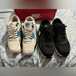 2 pairs of Air Max 90 LTR